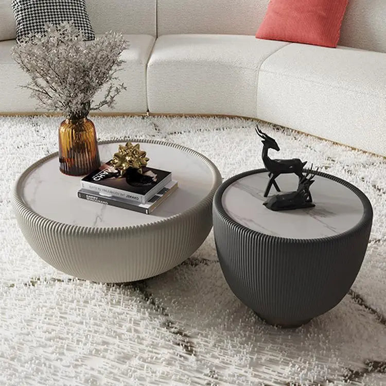 Modern Luxury Round Coffee Table Modern - Londecor