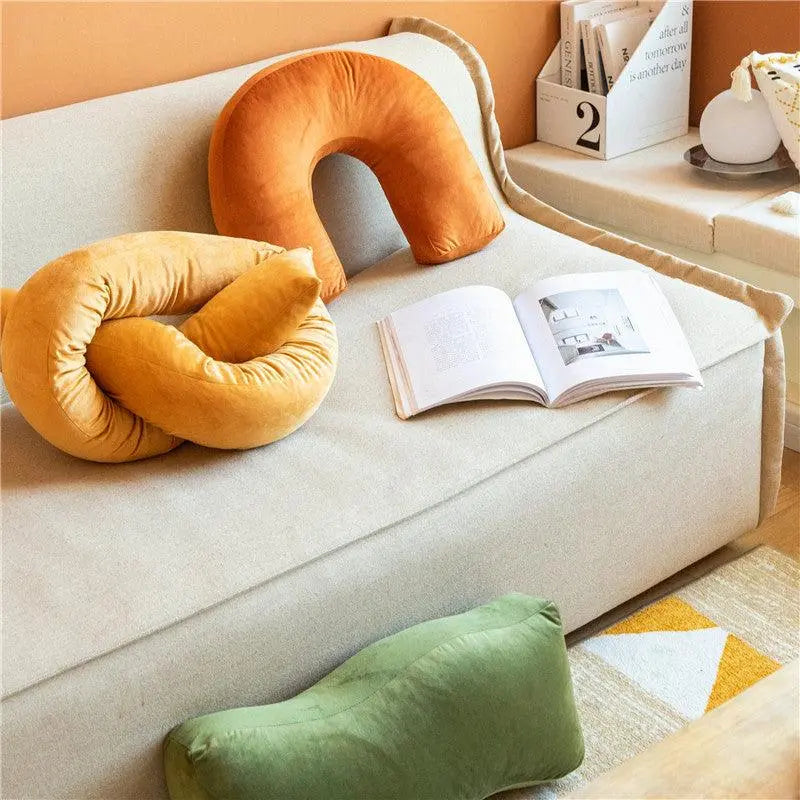 Twisting friendly Cotton Velvet Pillow Sofa Cushion - Londecor
