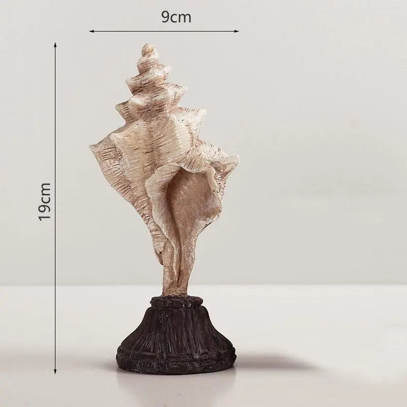 Resin Shell Ornament-Beach House - Londecor