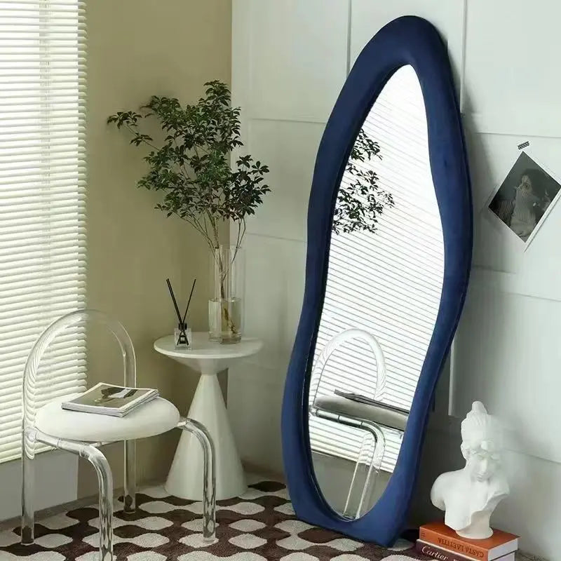 Irregular Mirror Falling Against The Wall Londecor