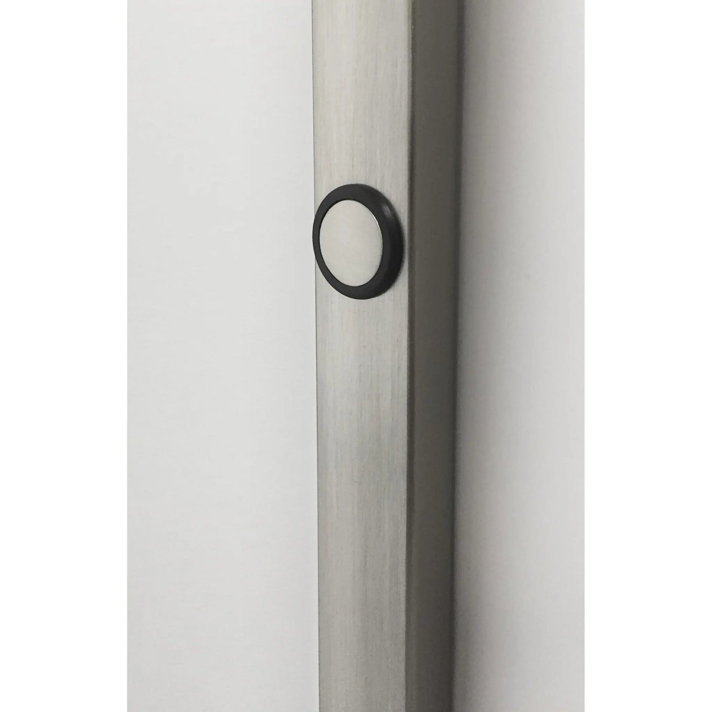 Futuristic Brushed Steel Metal LED Arc Floor Lamp-2
