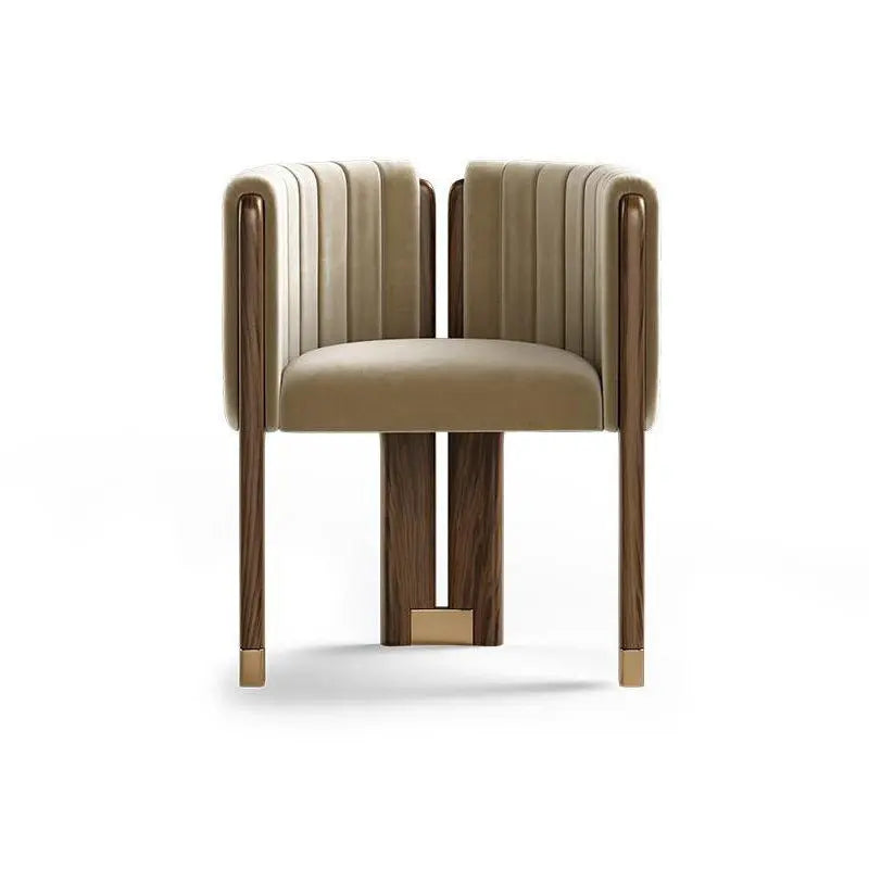 Italian Minimalist Ash Wood Solid Wood Dining Chair Household Londecor
