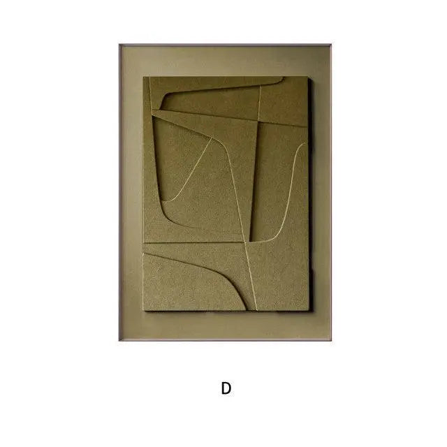 Geometric Abstract Wall Art Canvas Painting - Londecor