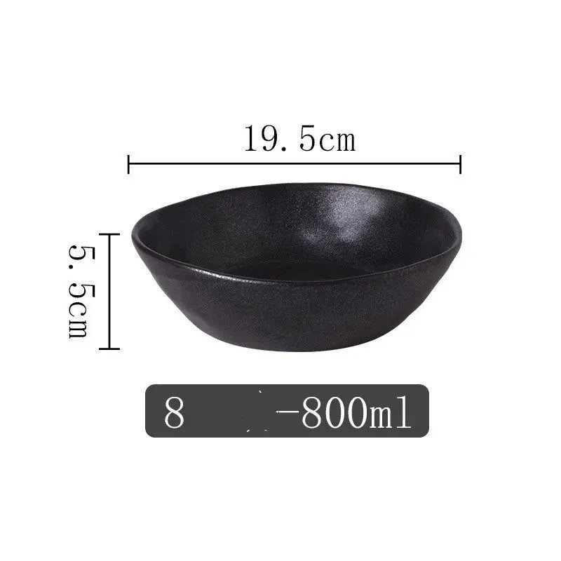 Kiln Into Ceramic Tableware Creative Hotel Steak Plate Londecor