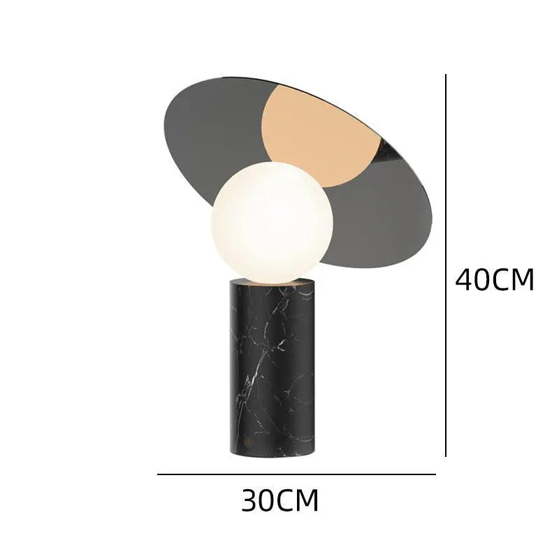 Table Lamp Designer Bedroom Bedside Marble Decoration - Londecor