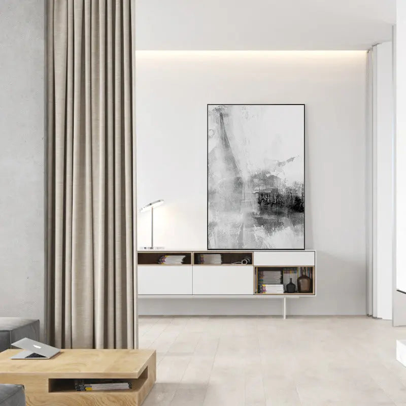 Nordic Simple Gray Abstract Texture Decorative Painting Londecor