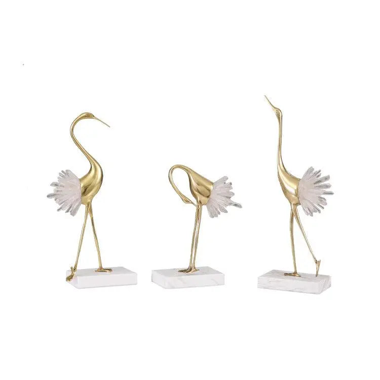 Home Crystal Crane Decoration - Londecor