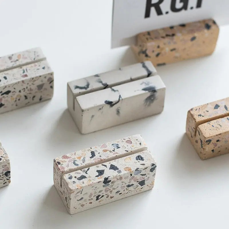 Terrazzo Postcard Holder Photo Holder Card Holder - Londecor