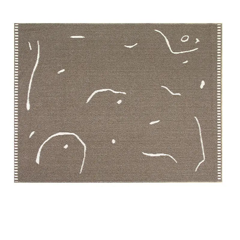 Japanese and Korean Style Geometric Abstraction Carpet - Luxurious Collection Londecor