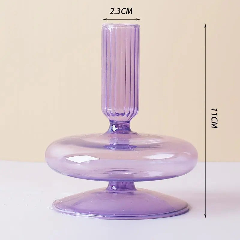 Glass Candle Holder Decoration - Londecor