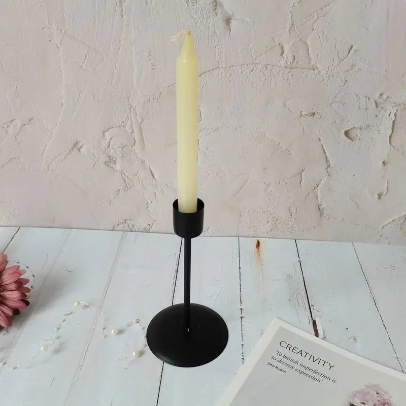 Wrought Iron Single Head Candle Holder Creative Londecor