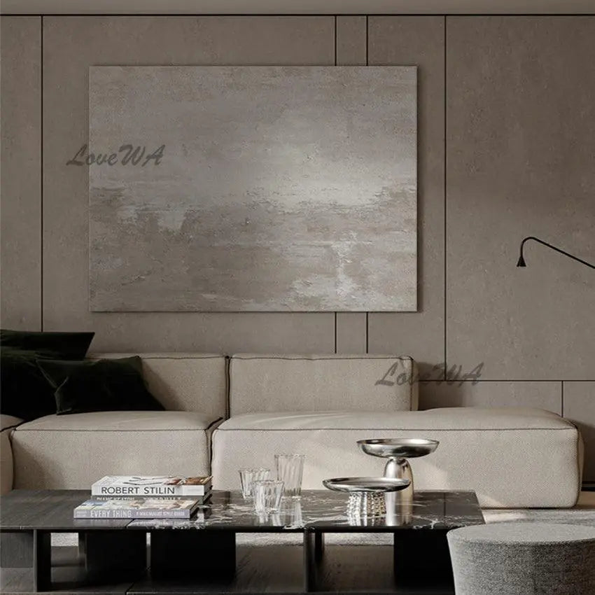 Abstract Rimless Living Room Decorative Mural - Londecor