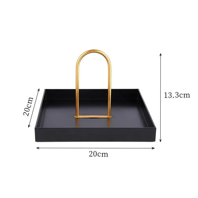 Round Tray with Handle. - Londecor