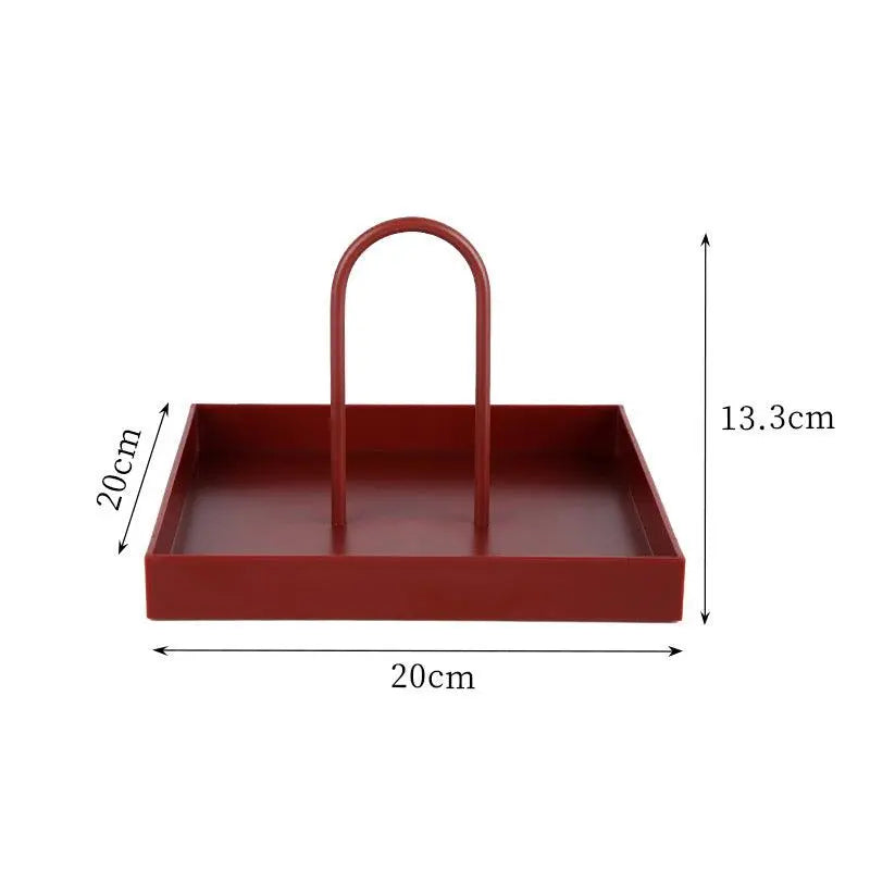 Round Tray with Handle. - Londecor