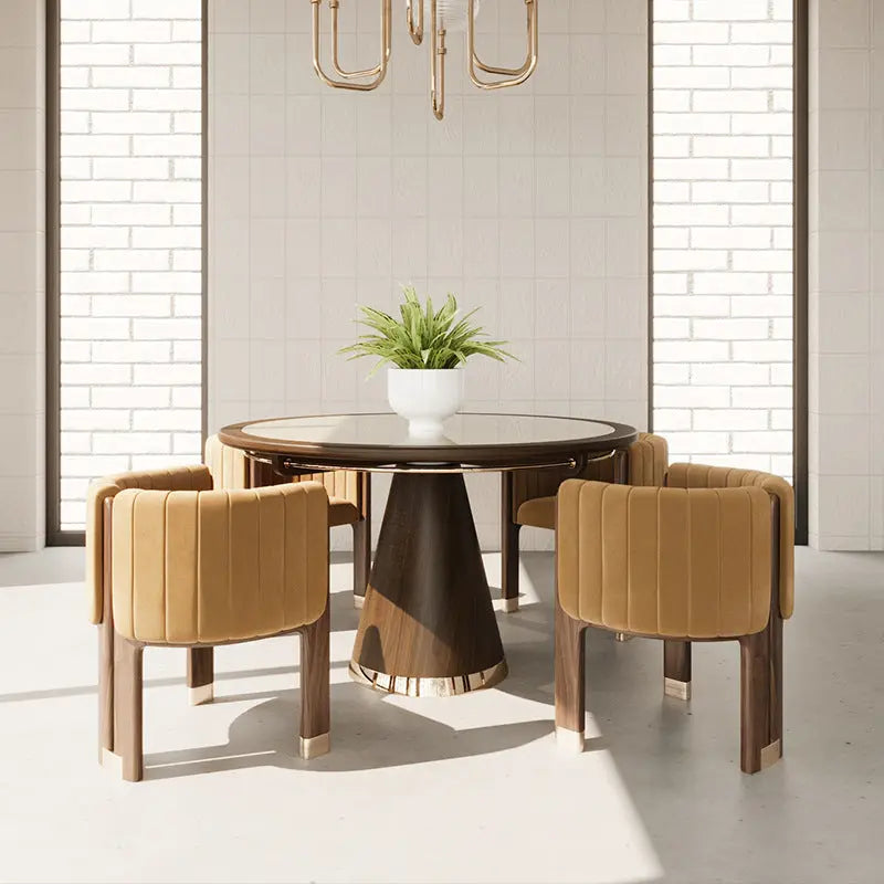 Italian Minimalist Ash Wood Solid Wood Dining Chair Household Londecor