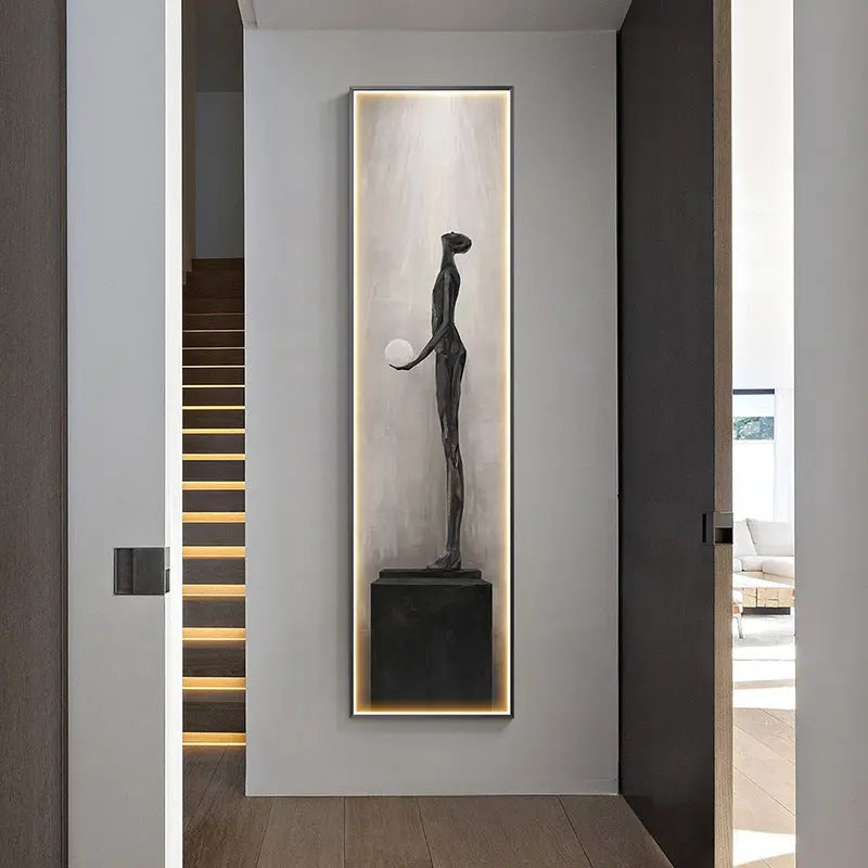 Luxury Led Luminous Entryway Decorative Painting Londecor