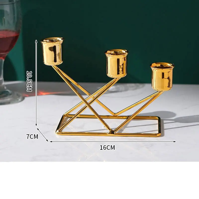 Candlelight Dinner Props Candle Holder Ornaments Londecor