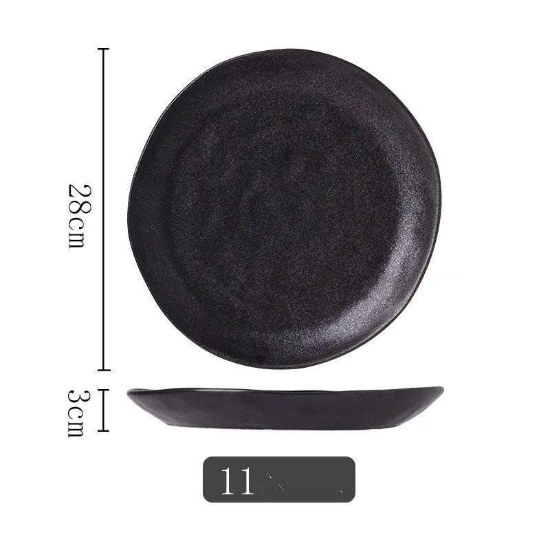 Kiln Into Ceramic Tableware Creative Hotel Steak Plate Londecor
