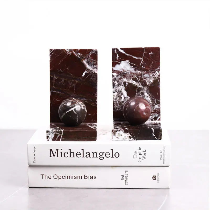 Marble Bookend Table Decoration Londecor