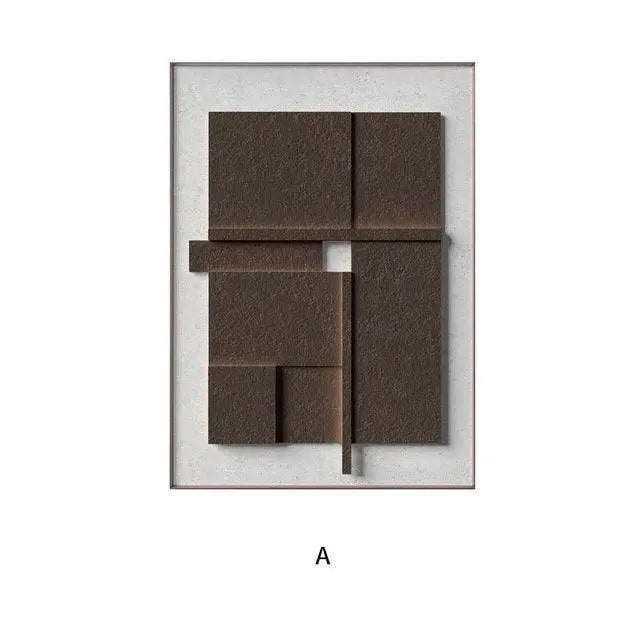 Geometric Abstract Wall Art Canvas Painting - Londecor
