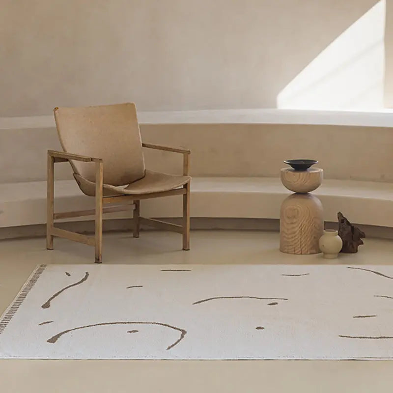 Japanese and Korean Style Geometric Abstraction Carpet - Luxurious Collection Londecor