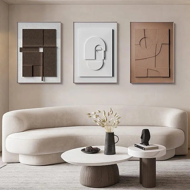 Geometric Abstract Wall Art Canvas Painting - Londecor