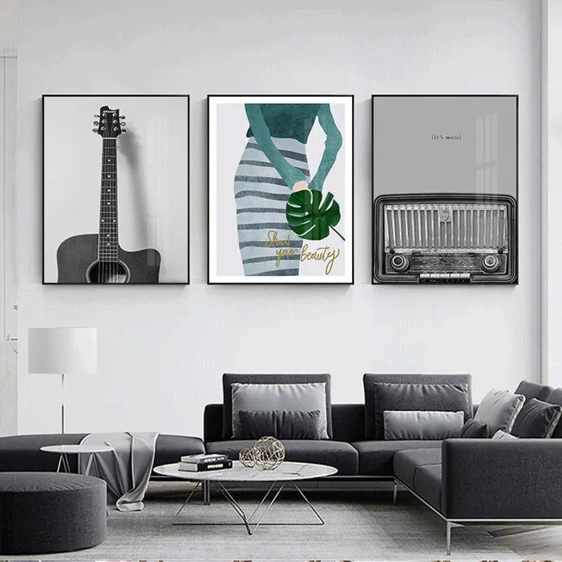 Living Room Decorative Painting - Londecor