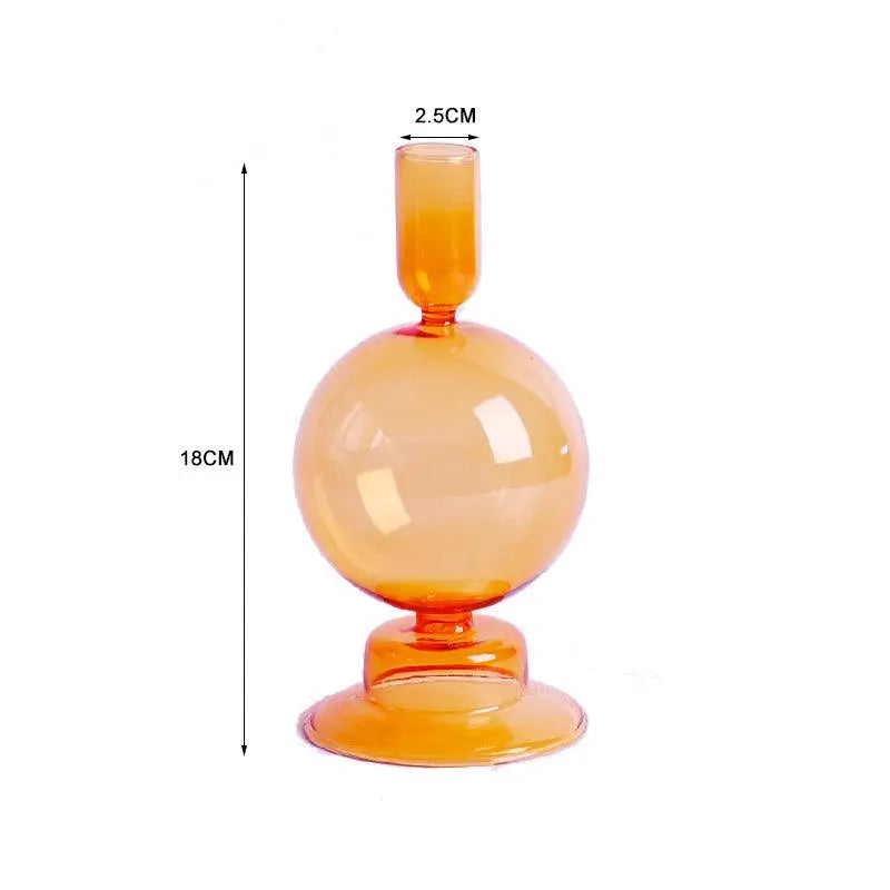 Glass Candle Holder Decoration - Londecor