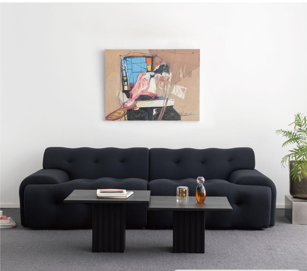 Reese Two Seater Sofa, Three Seater Sofa, Four Seater Sofa, 3D Knitted Fabric