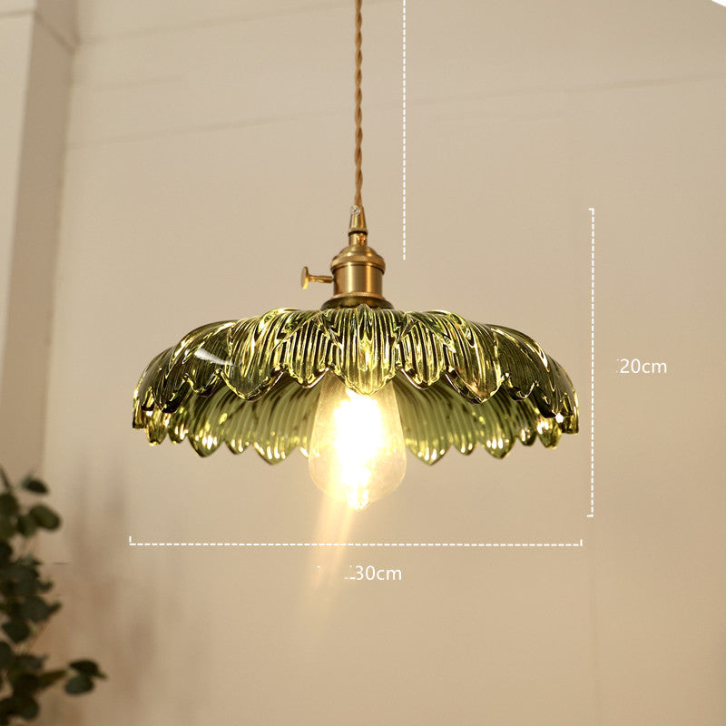 Fashion Simple Vintage Brass Glass Chandelier Londecor