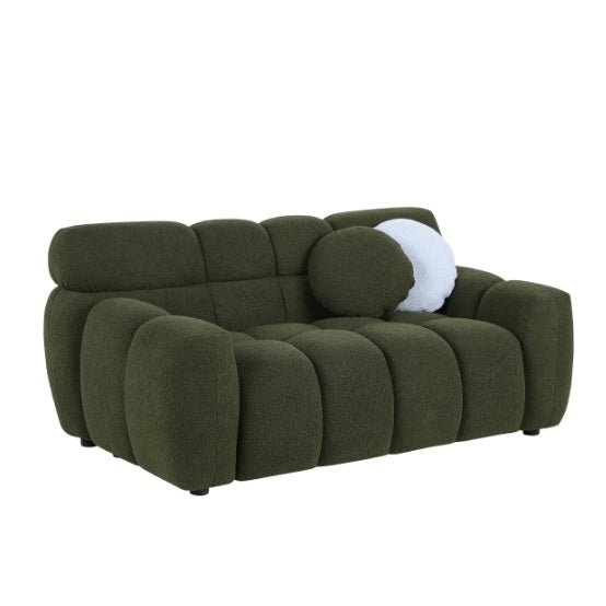 Forest Green Designer Sofa – Elegant Comfort