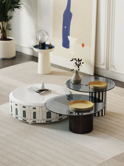 Calloway Nesting Coffee Table Set, 3 Tables