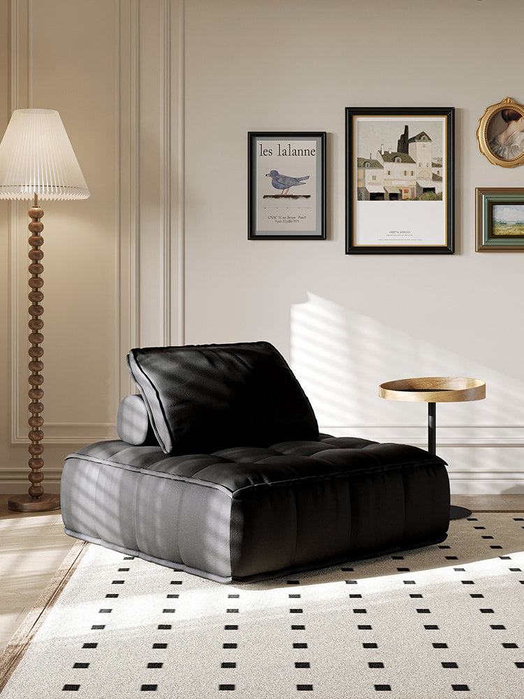 Lani Modular Seater Sofa, Single Seater, Black