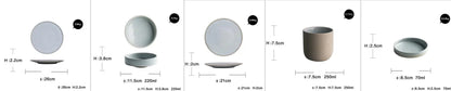 Dinner Plate, Flat Plate, Bowl And Plate Set Londecor
