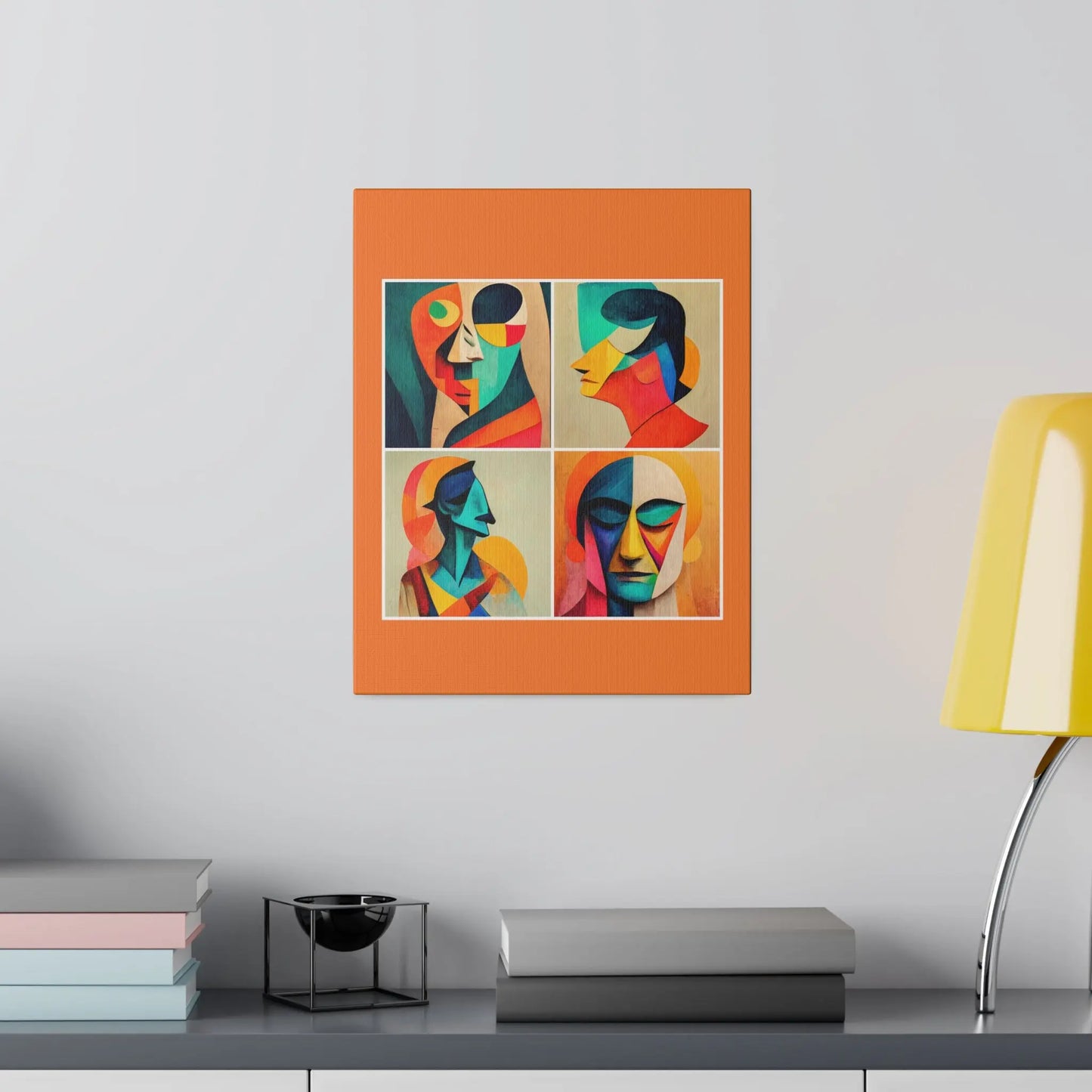 Abstract Faces Wall Art Printify