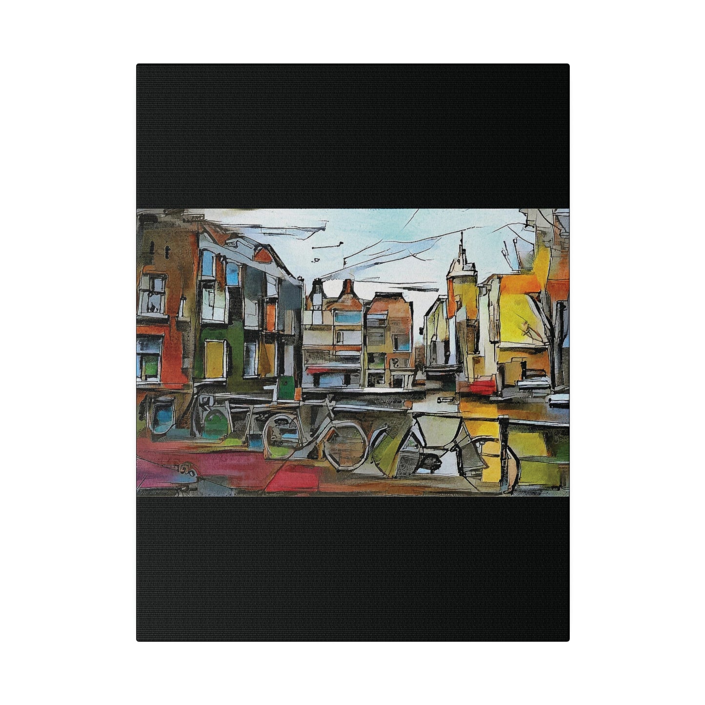 Walks in Amsterdam Canvas ￼ Printify