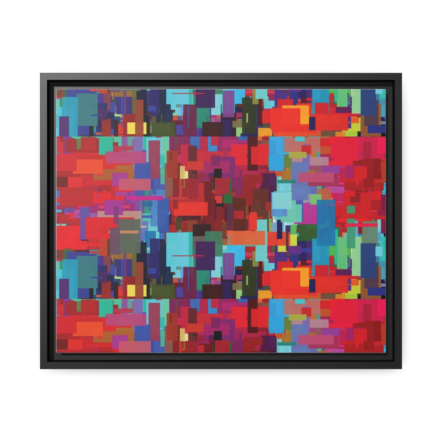 Abstract painting, Black Frame Printify