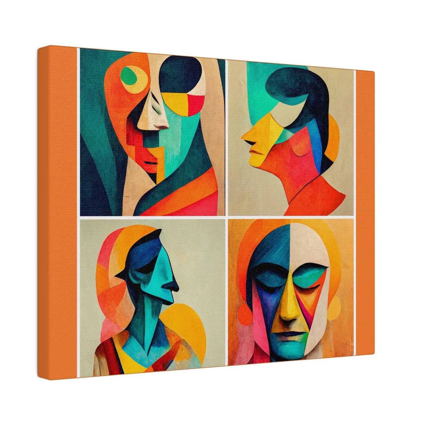 Abstract Faces Wall Art Printify