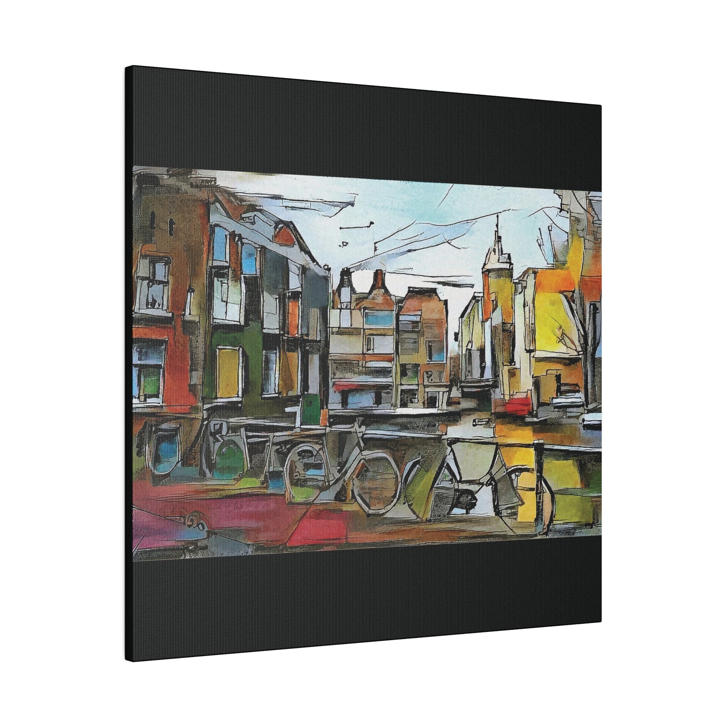 Walks in Amsterdam Canvas ￼ Printify