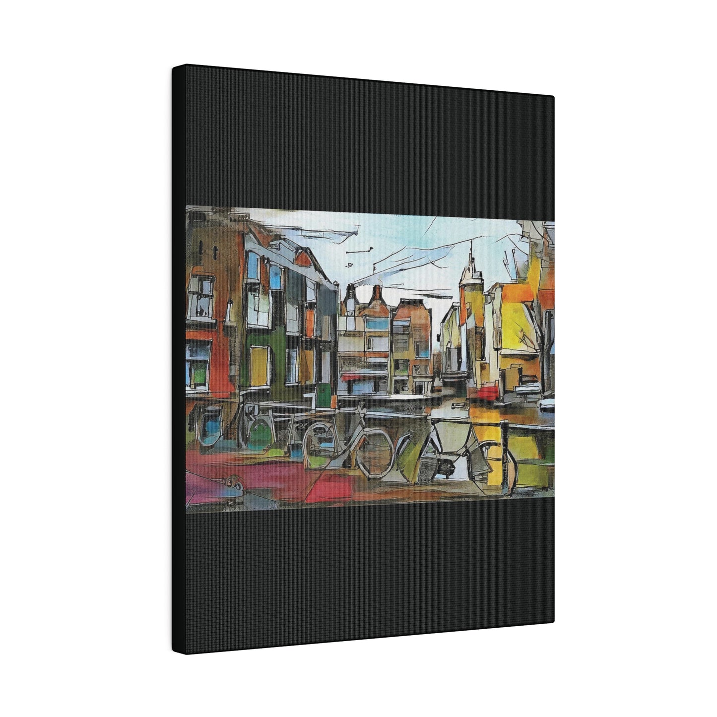 Walks in Amsterdam Canvas ￼ Printify