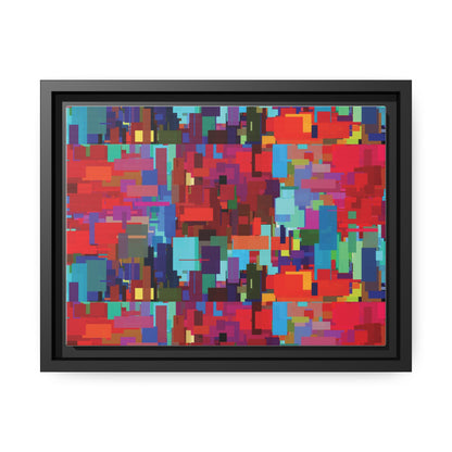 Abstract painting, Black Frame Printify