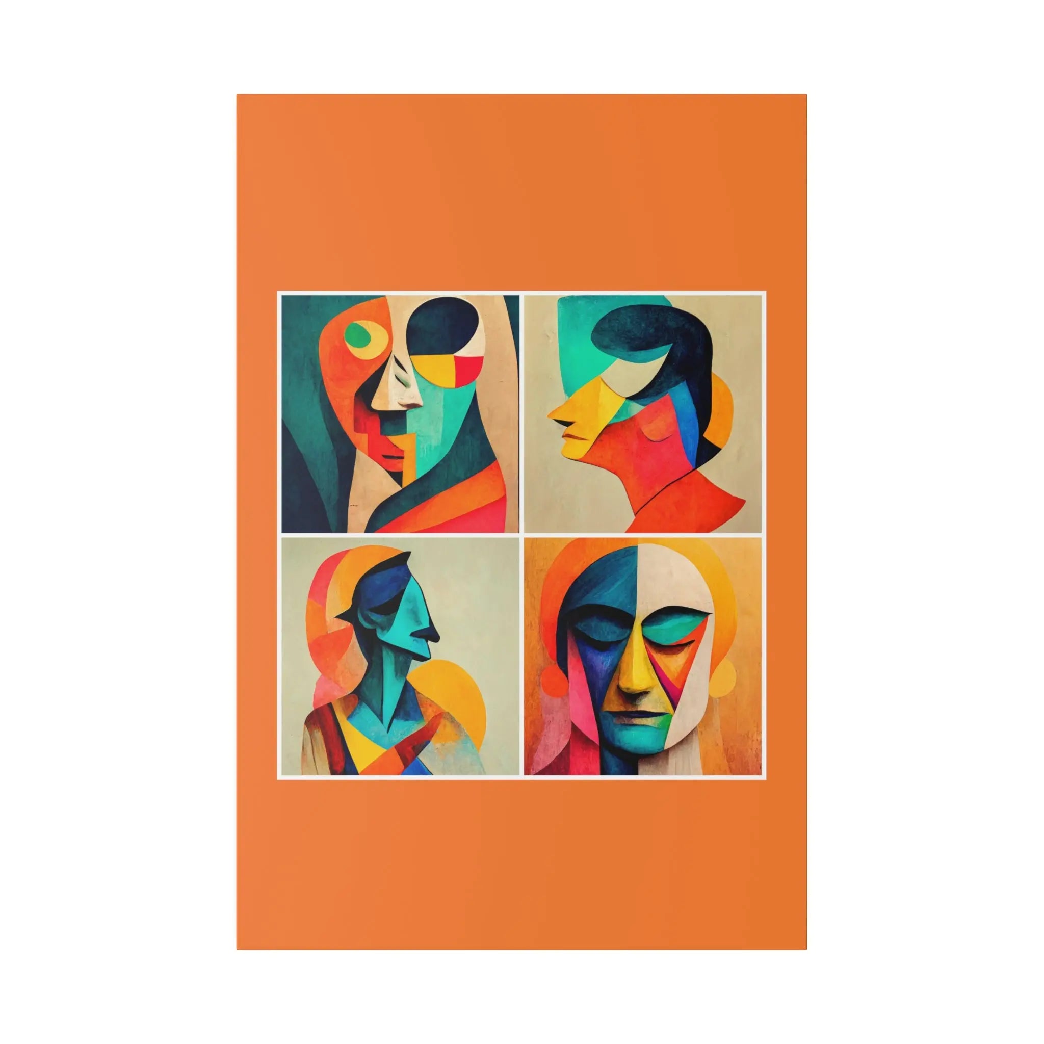 Abstract Faces Wall Art Printify