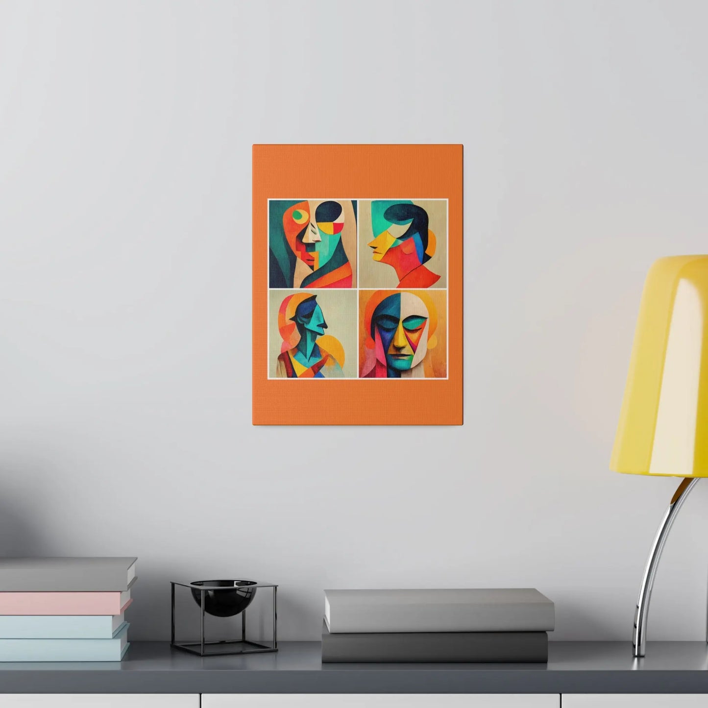 Abstract Faces Wall Art Printify