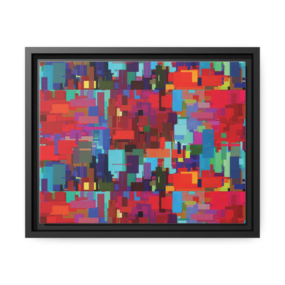 Abstract painting, Black Frame Printify