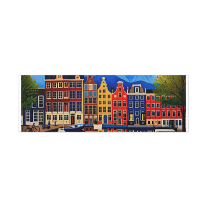 Amsterdam Canal Painting the perfect Gift for Printify