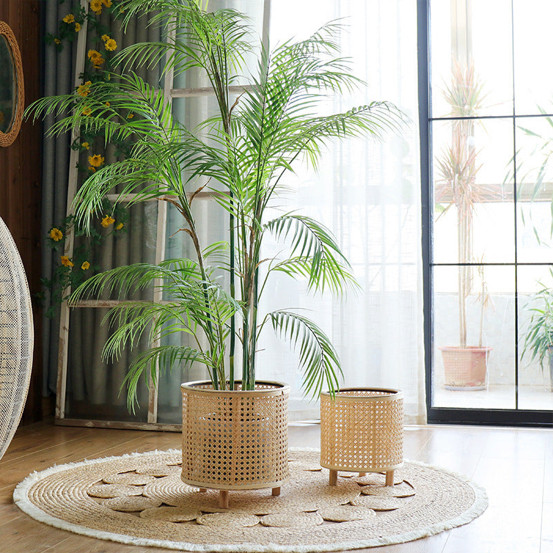 Bamboo Handmade Woven Flower Pot