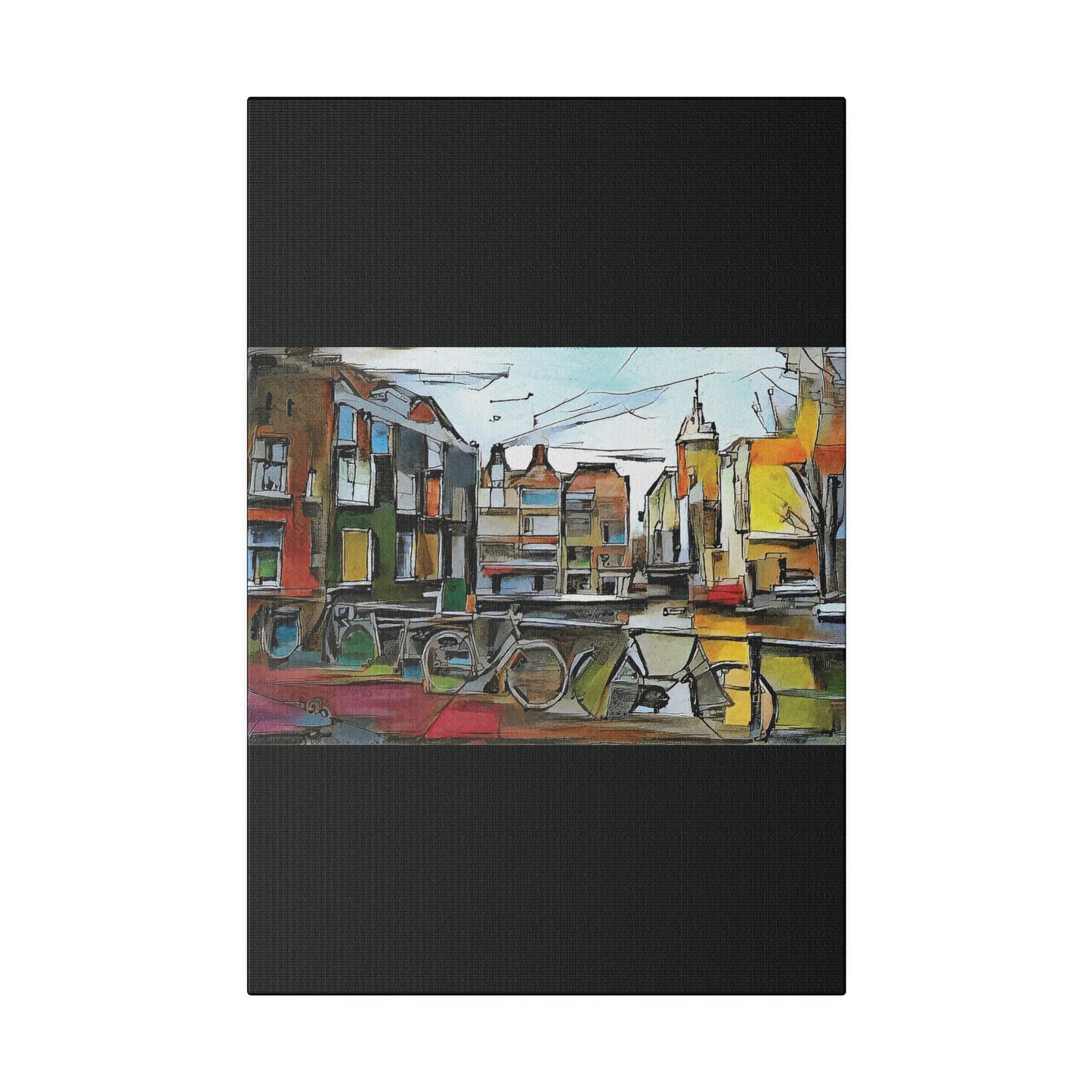 Walks in Amsterdam Canvas ￼ Printify