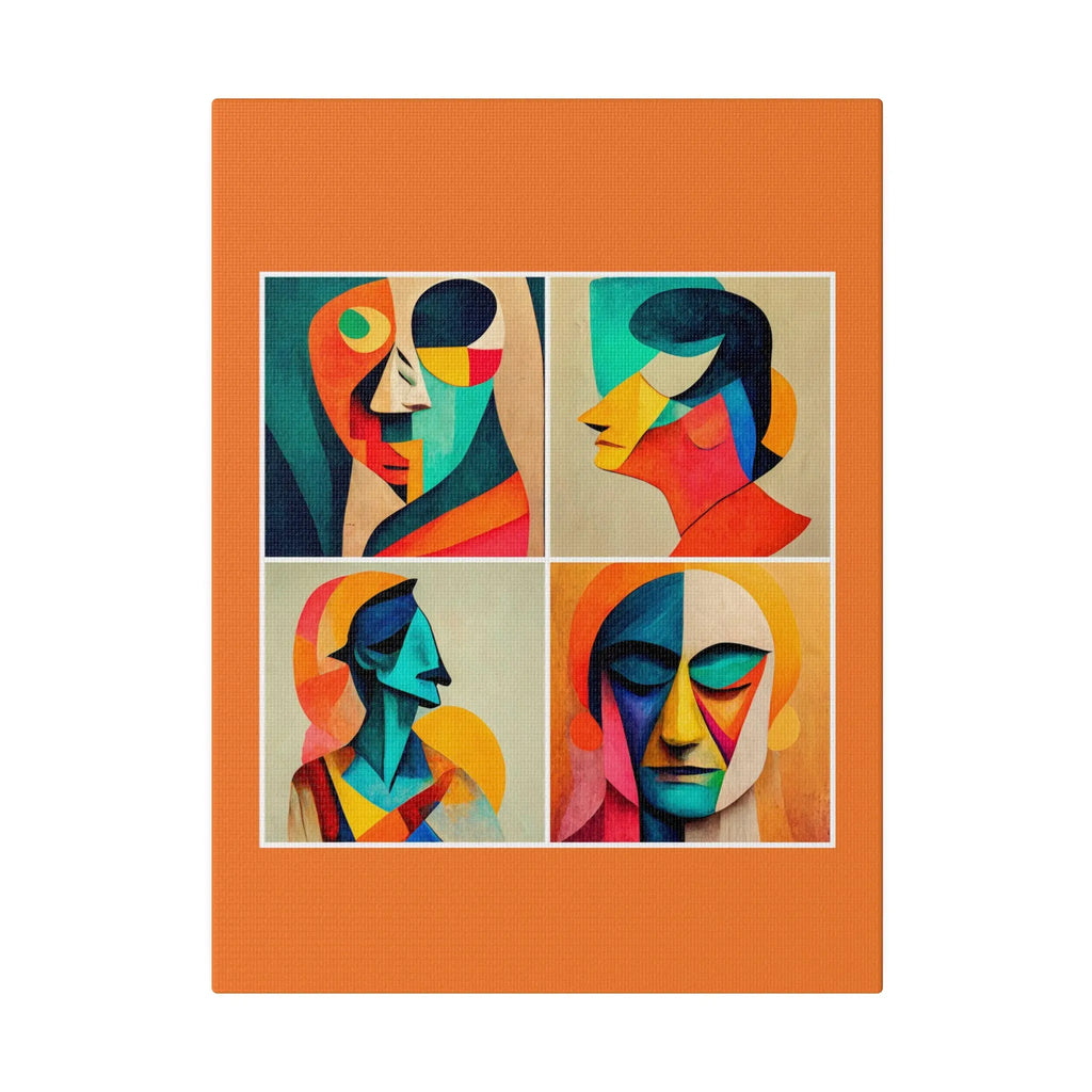 Abstract Faces Wall Art Printify