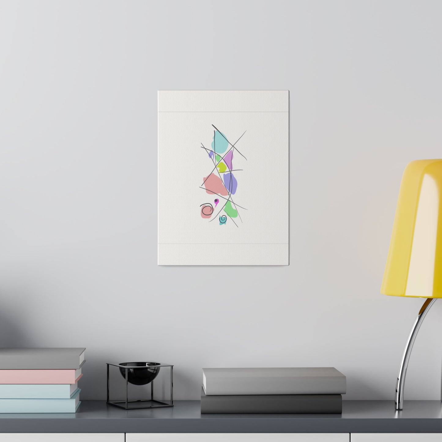 Pastels & Doodles Wall Art Printify