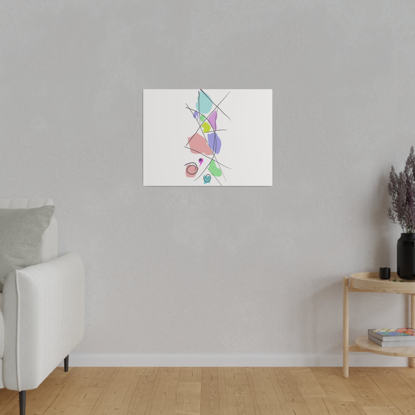 Pastels & Doodles Wall Art Printify